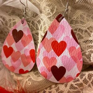 Valentines earrings.